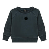 Distressed French Fleece Sweatshirt