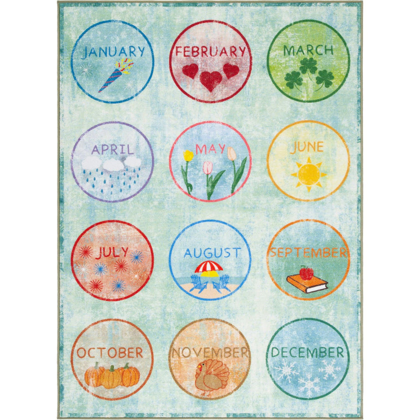 Kids Playhouse Jason Rug, Green