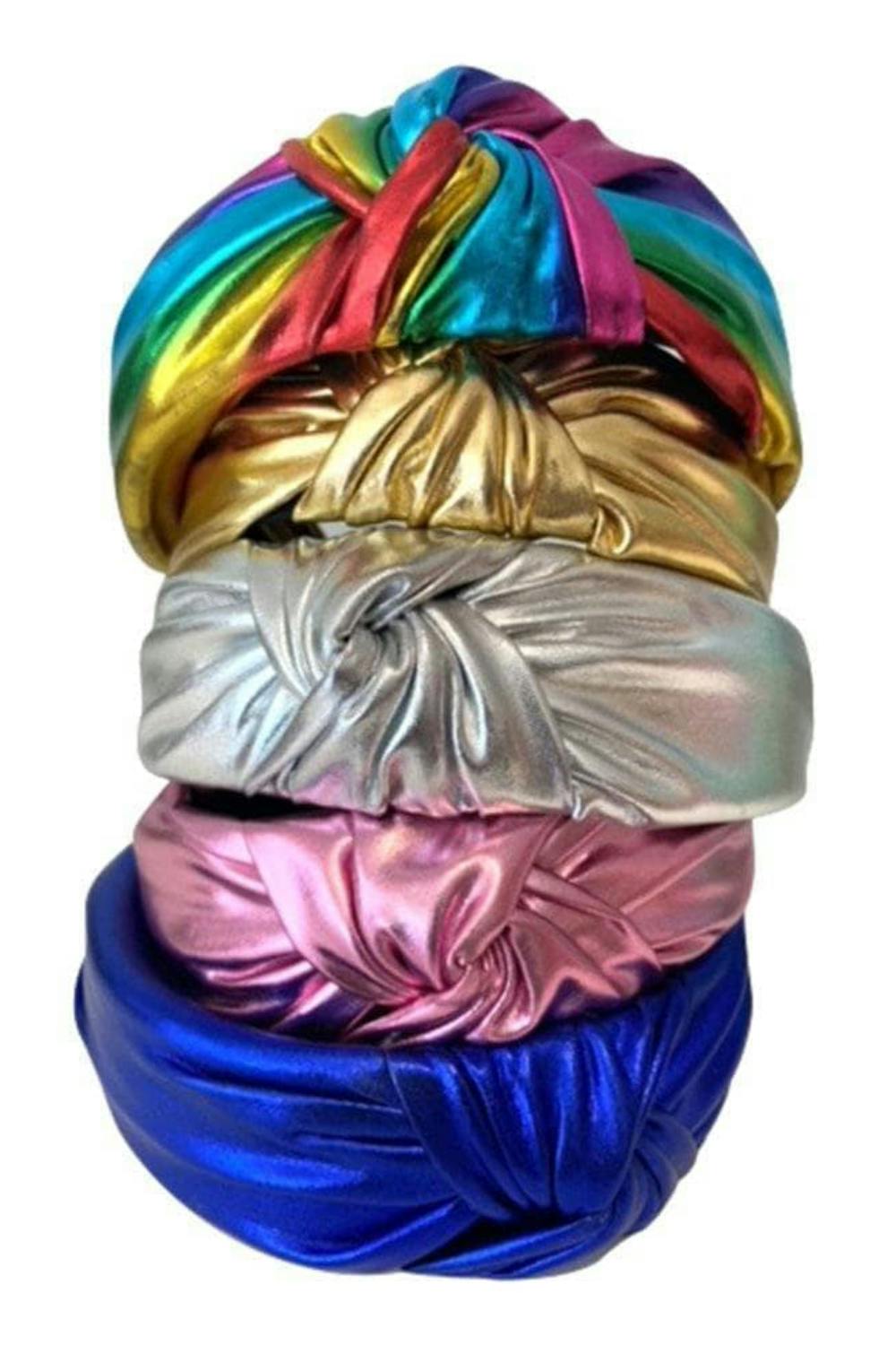 Metallic Knotted Headbands