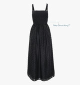 The Anita Nap Dress - Black Fil Coupé