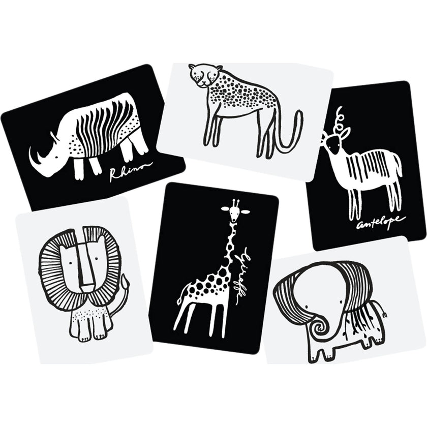 Safari Art Cards for Baby