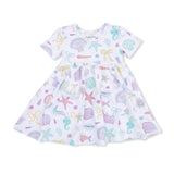 Beach Days - Twirly Dress with Cartwheel Short