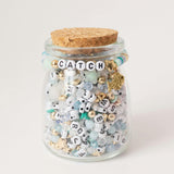 Catch Alphabet Bead Jar with Fish Charm