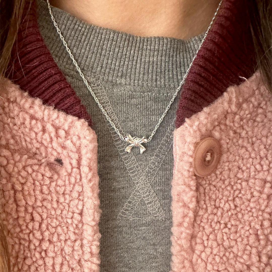 Bow Charm Necklace
