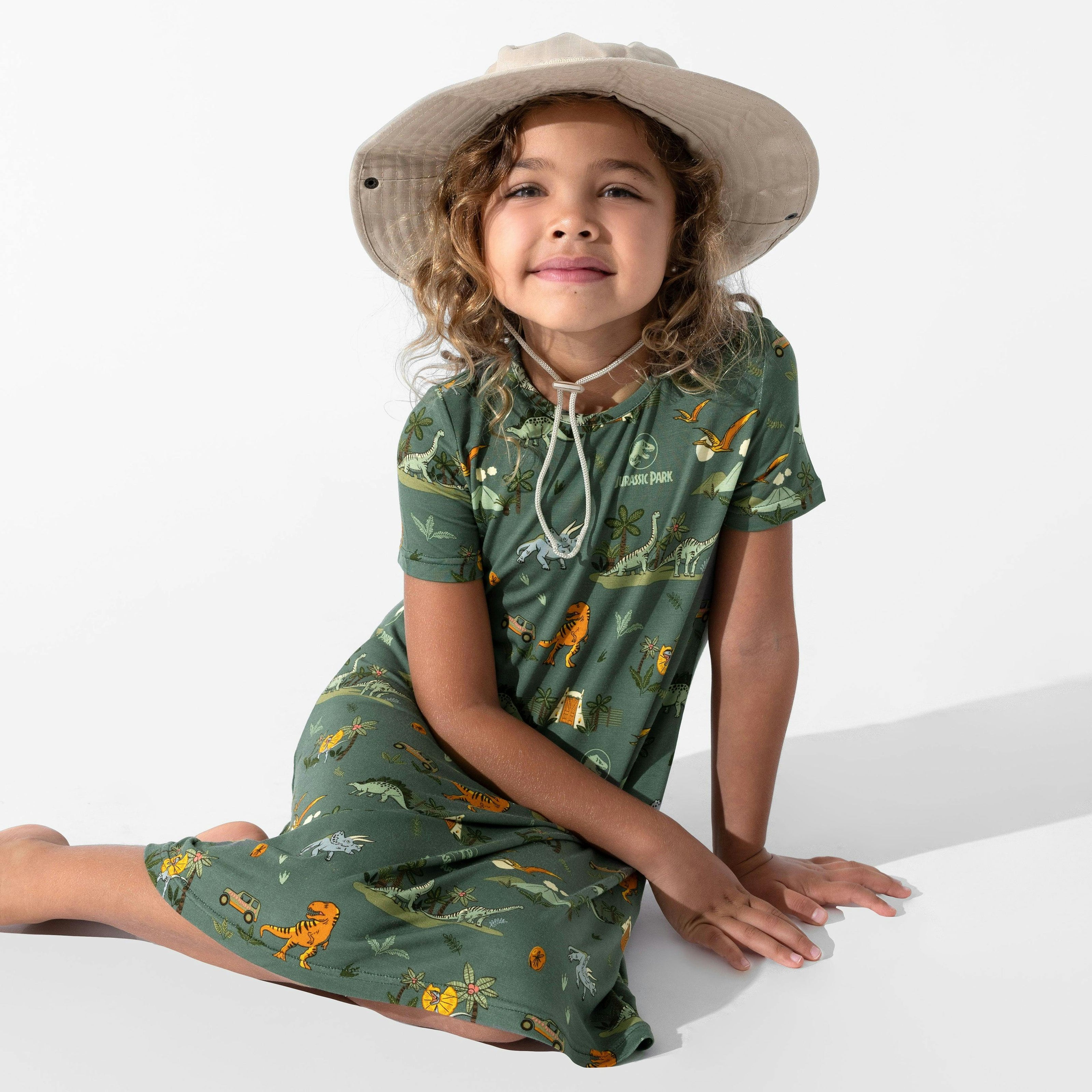 Jurassic Park: Safari Girls' Short Sleeve Dress