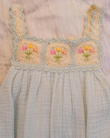 Crochet Bubble in Blue Bouquet