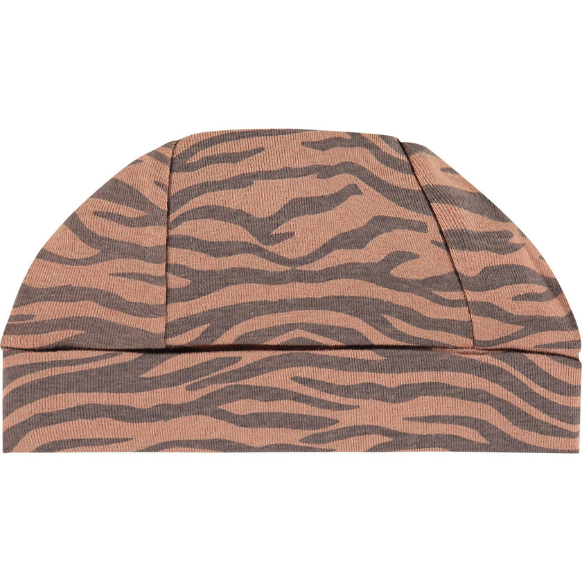 Knit Animal Print Baby Hat