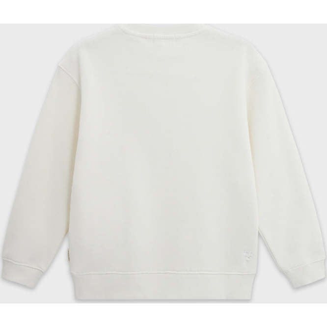 Relaxed Organic Fleece Sweatshirt With SOW print
