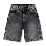 Black Lave-Denim Shorts