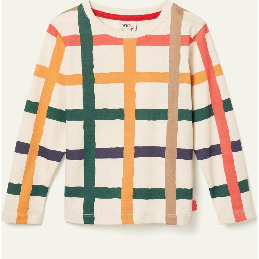 Recycled Cotton Warm Grid T- Shirt