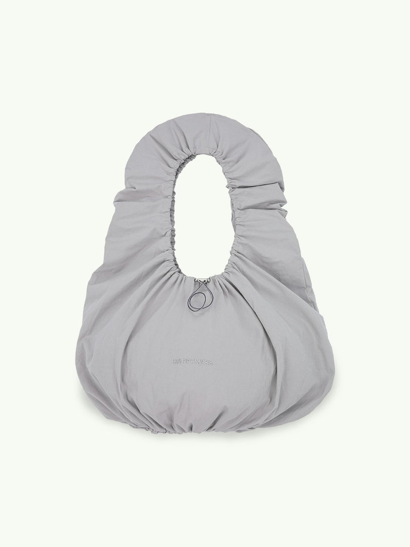 scrunchie bag - storm grey