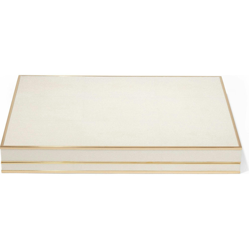 Shagreen Checkers Set
