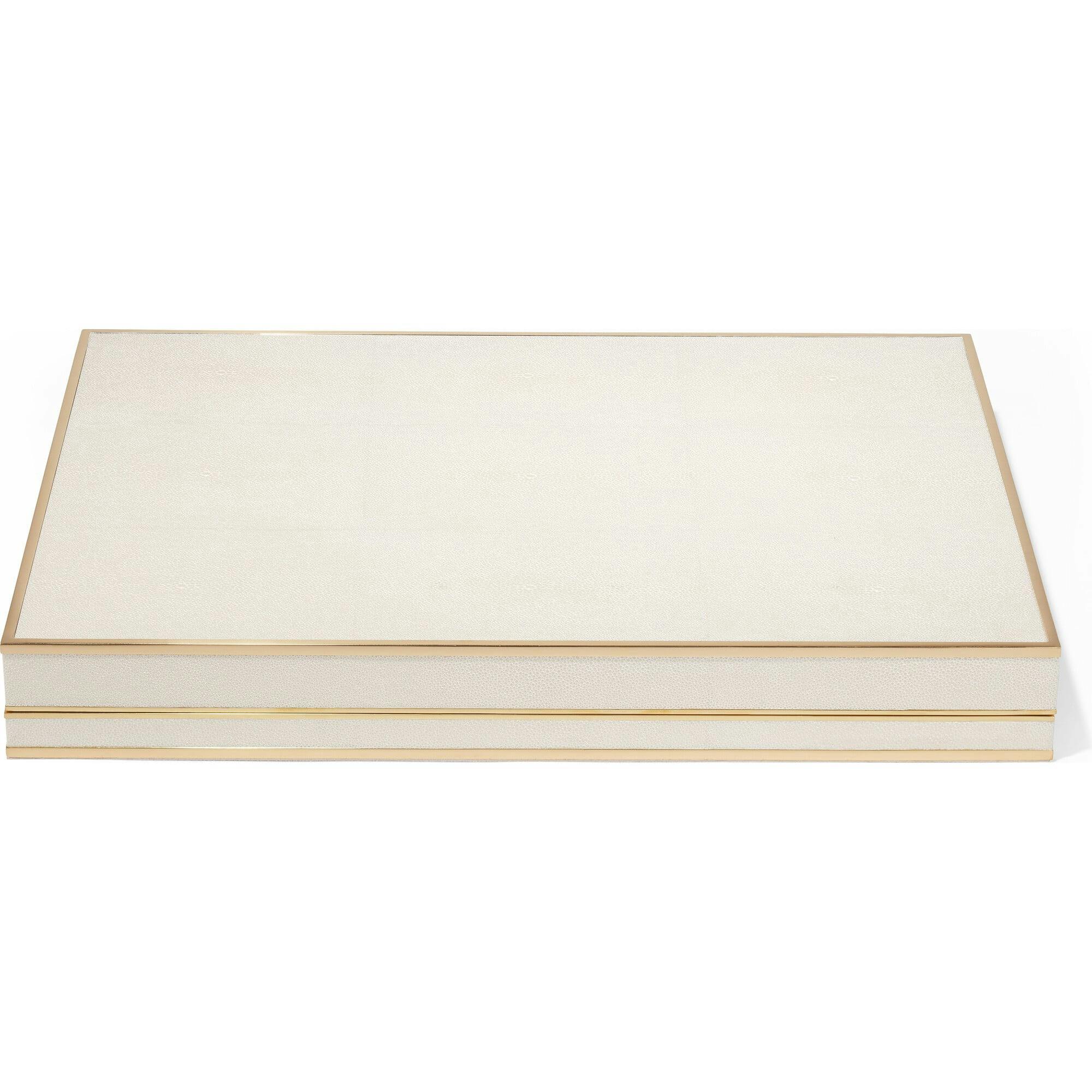 Shagreen Checkers Set