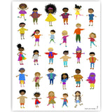The Book of Cultures with stickers & a map