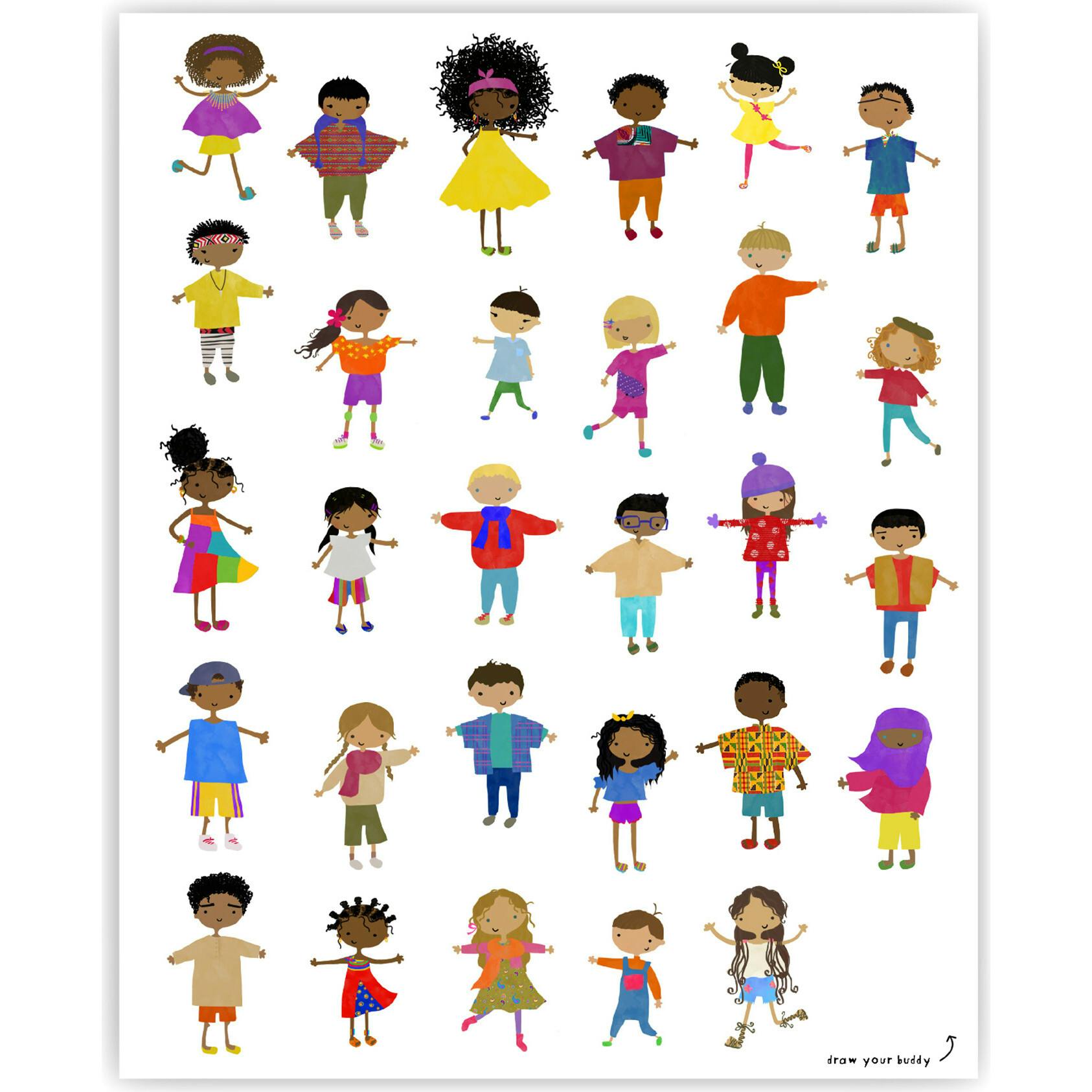 The Book of Cultures with stickers & a map