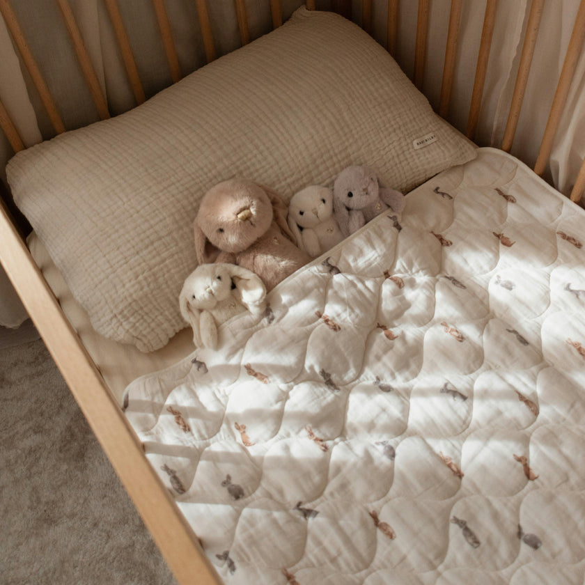 Quilted baby blanket - Bunny
