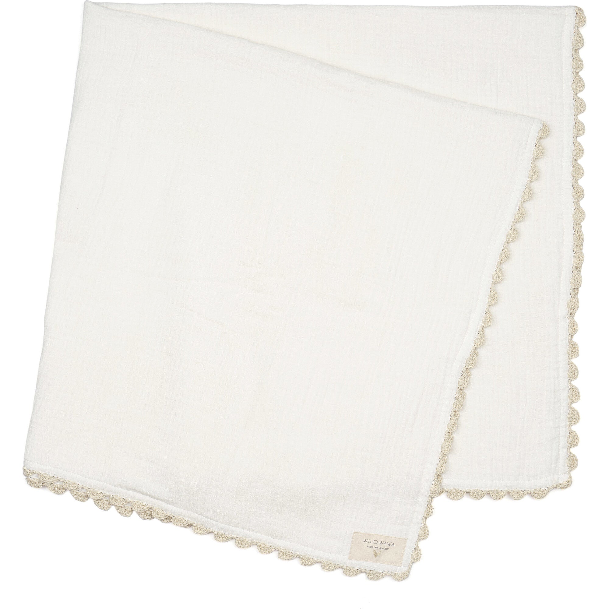 Crochet Trim Swaddle