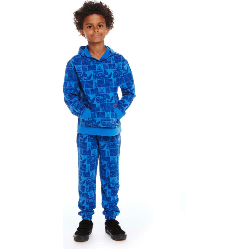 SpongeBob SquarePants™ x Andy & Evan® | Kids (2-7) Stone-Washed Character Collage Sweatshirt Set