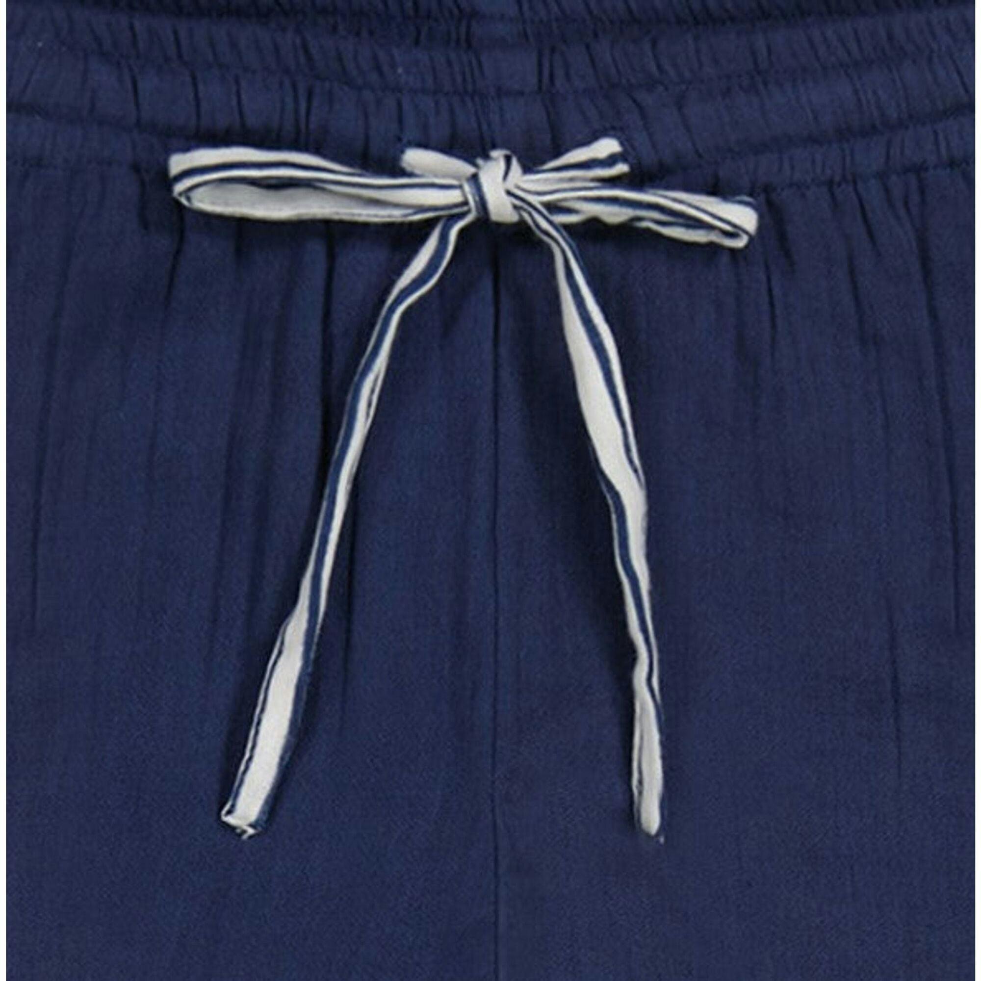 La Plage Boys Drawstring Pants Lapis Blue, Blue