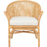 Dustin Rattan Accent Chair with Cushion