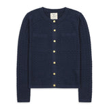 Organic Pointelle Cardigan