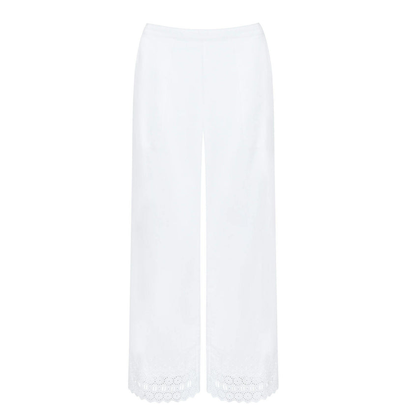 women's white schiffly beach pants