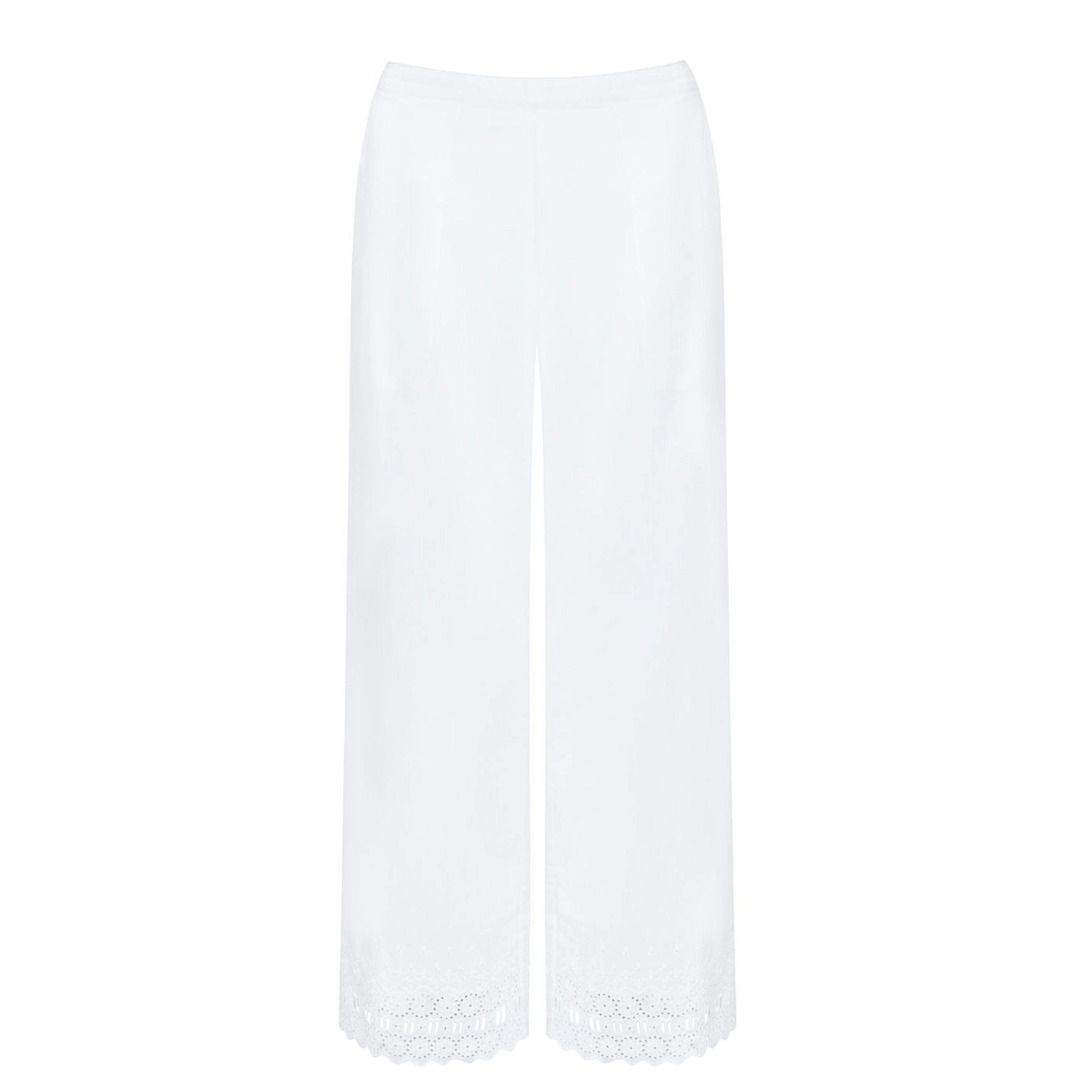 women's white schiffly beach pants