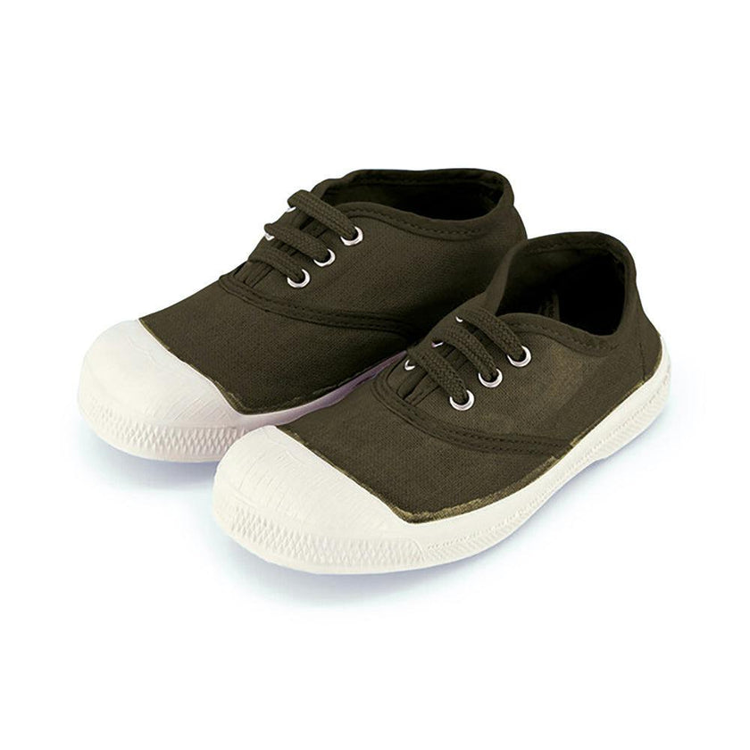 BENSIMON Kids -  Laces Tennis Shoes - Khaki