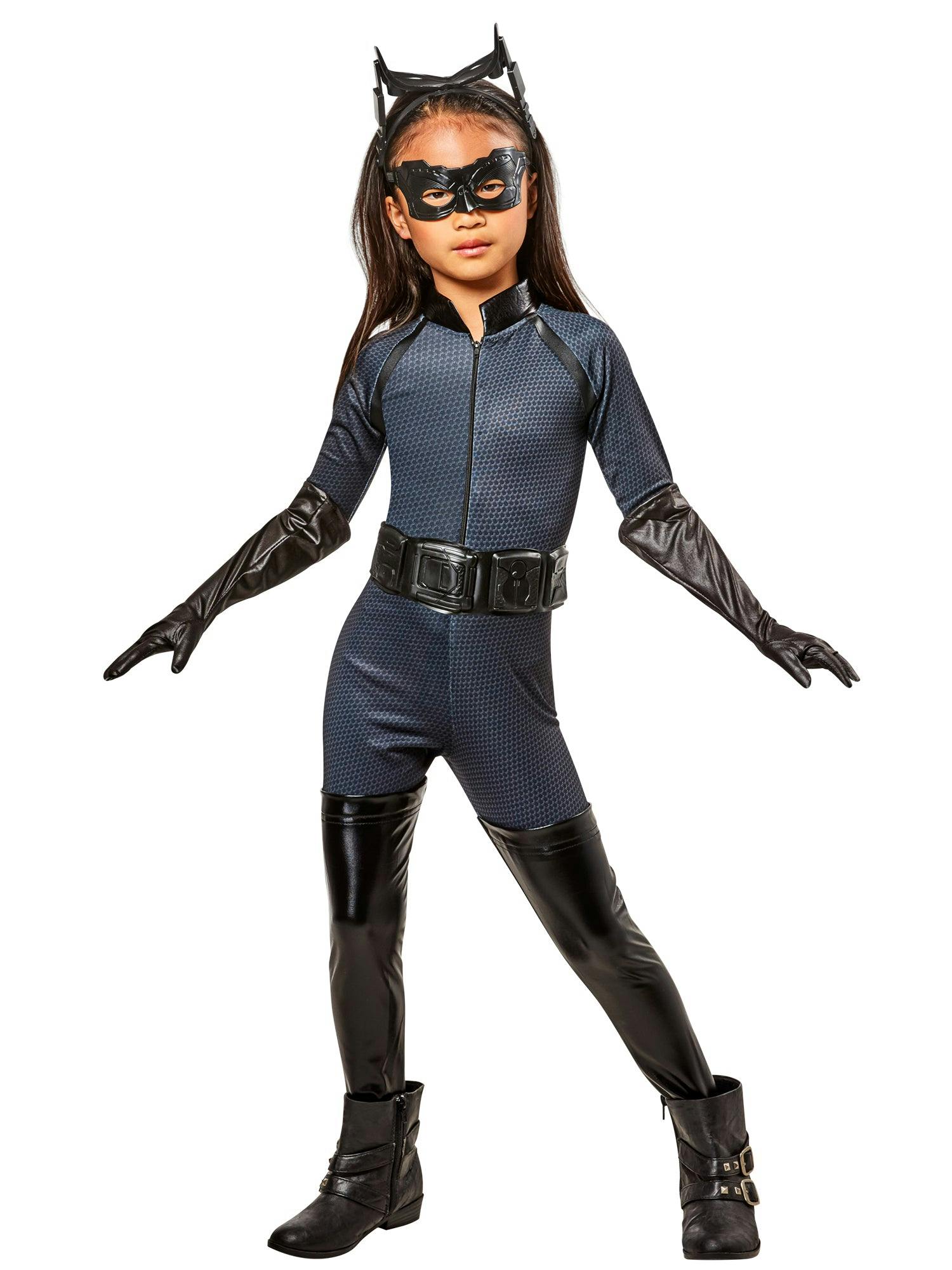 Girls Deluxe Catwoman Costume