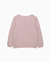 Velvet Bow Cardigan in Pink