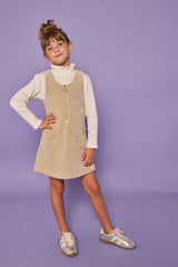 Retro Jumper - Stone Herringbone Corduroy