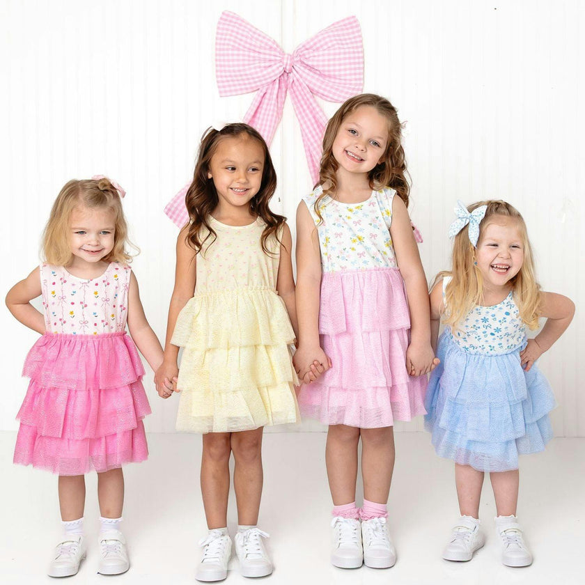 Sweet Floral Tank Tutu Dress