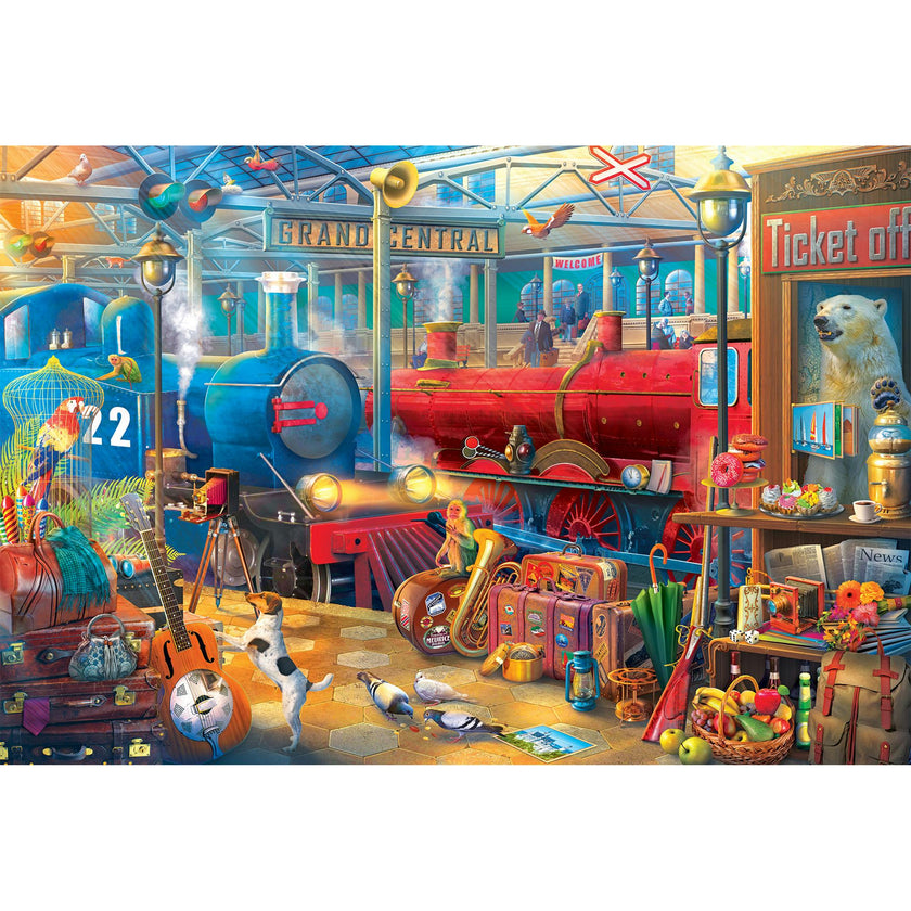 RoseArt: Train Station - 2000 Piece Puzzle