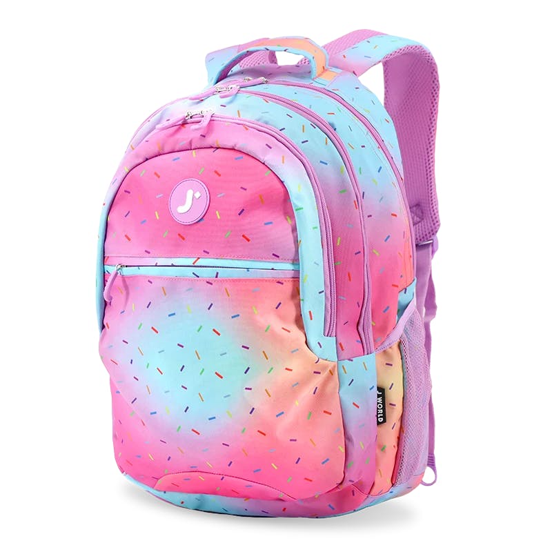 Cornelia Backpack with Lunch Bag and Pencil Case in Confetti