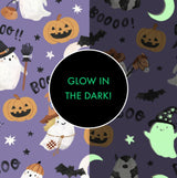 Costumed Ghosts - Glow In The Dark - Purple - Long Sleeve Loungewear Set