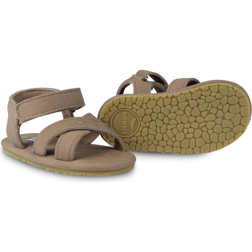 Tobi Nubuck Cross Strap Sandals