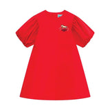 Lunar New Year' Embroidered Dress in Poplin