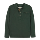 Organic Henley Pocket Tee