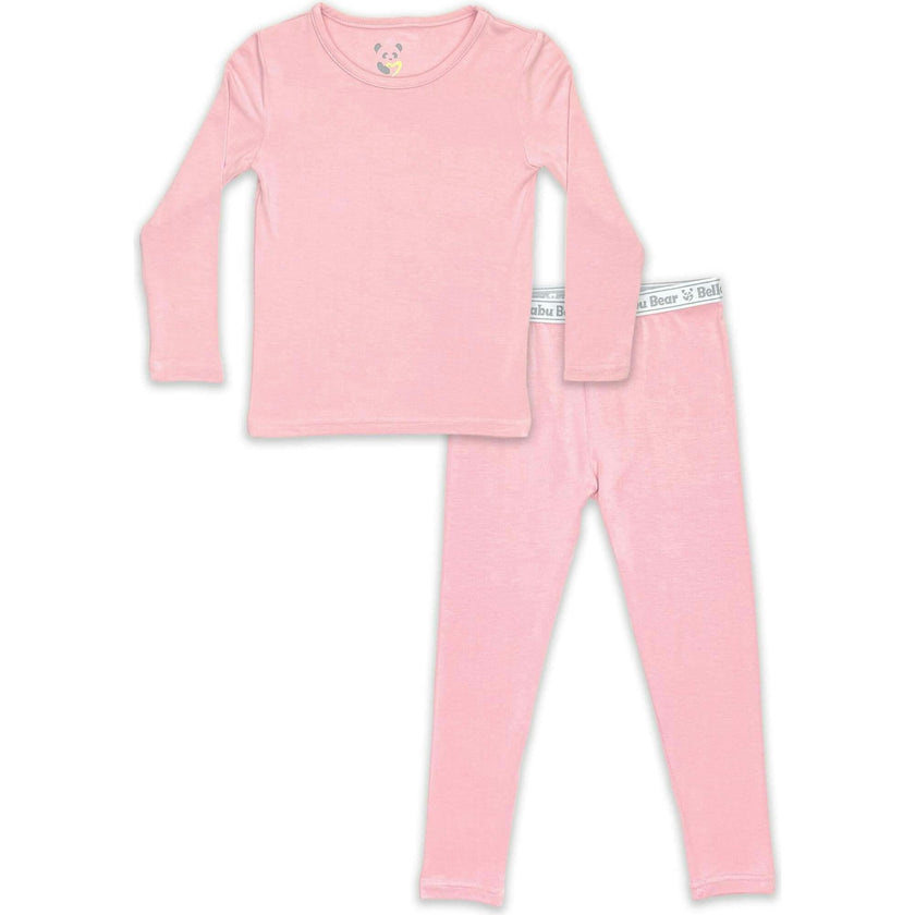 Dusty Rose Bamboo Kids Pajamas