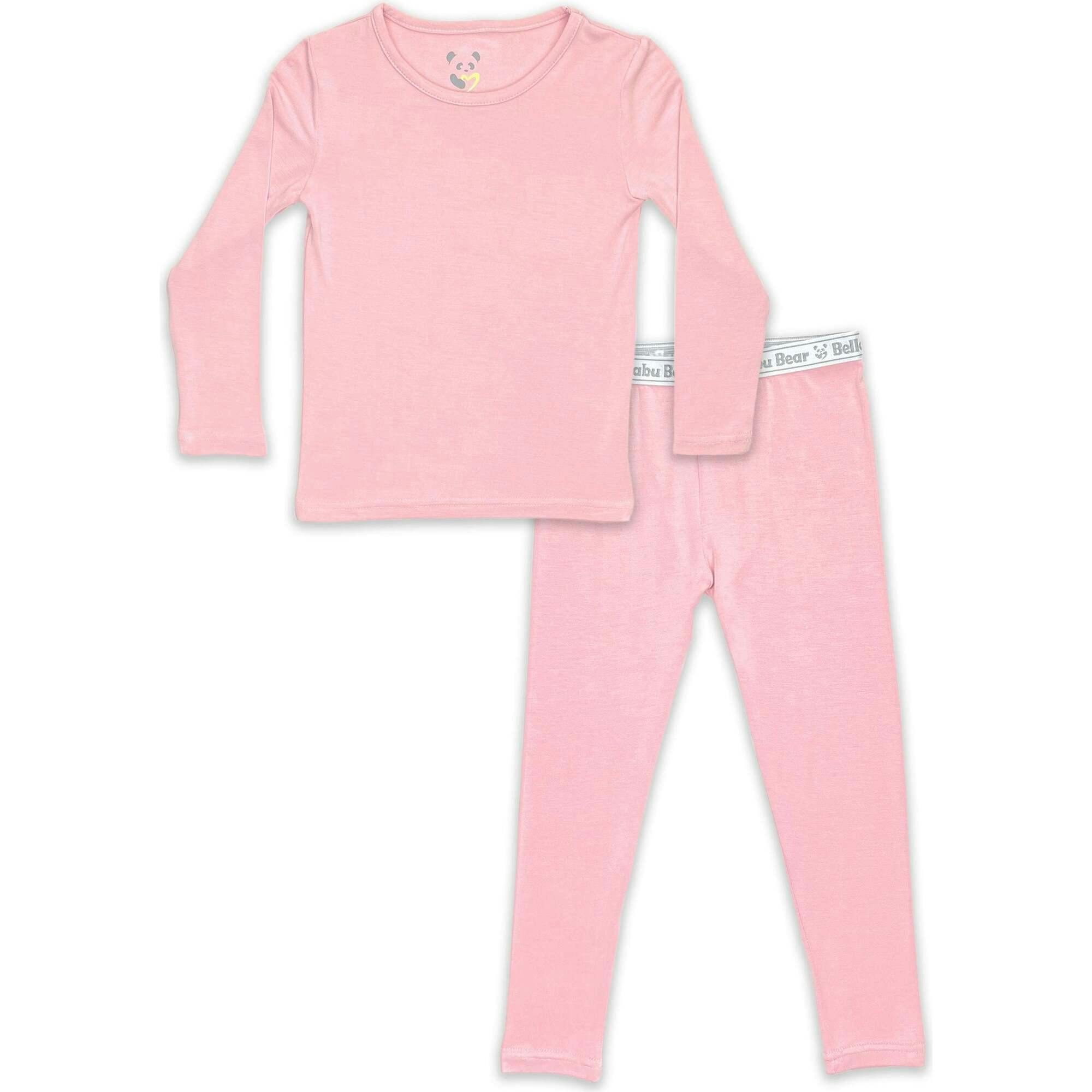Dusty Rose Bamboo Kids Pajamas