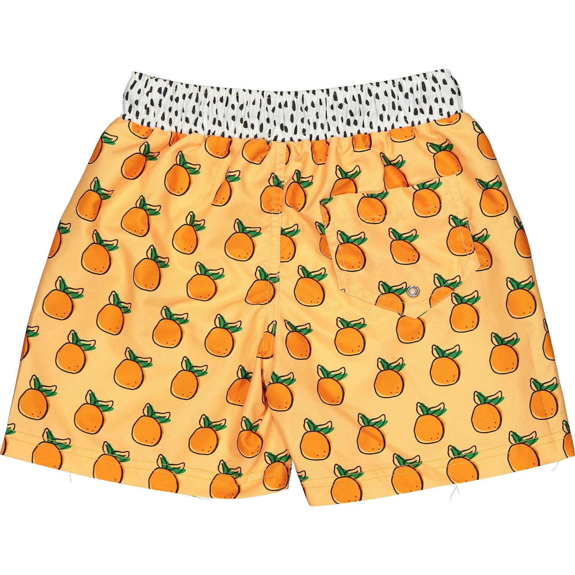 Oranges Print Classic Swim Shorts, Multi