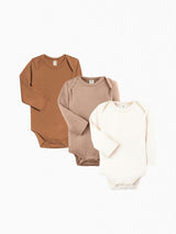 3-Pack Classic Long Sleeve Bodysuit Bundle