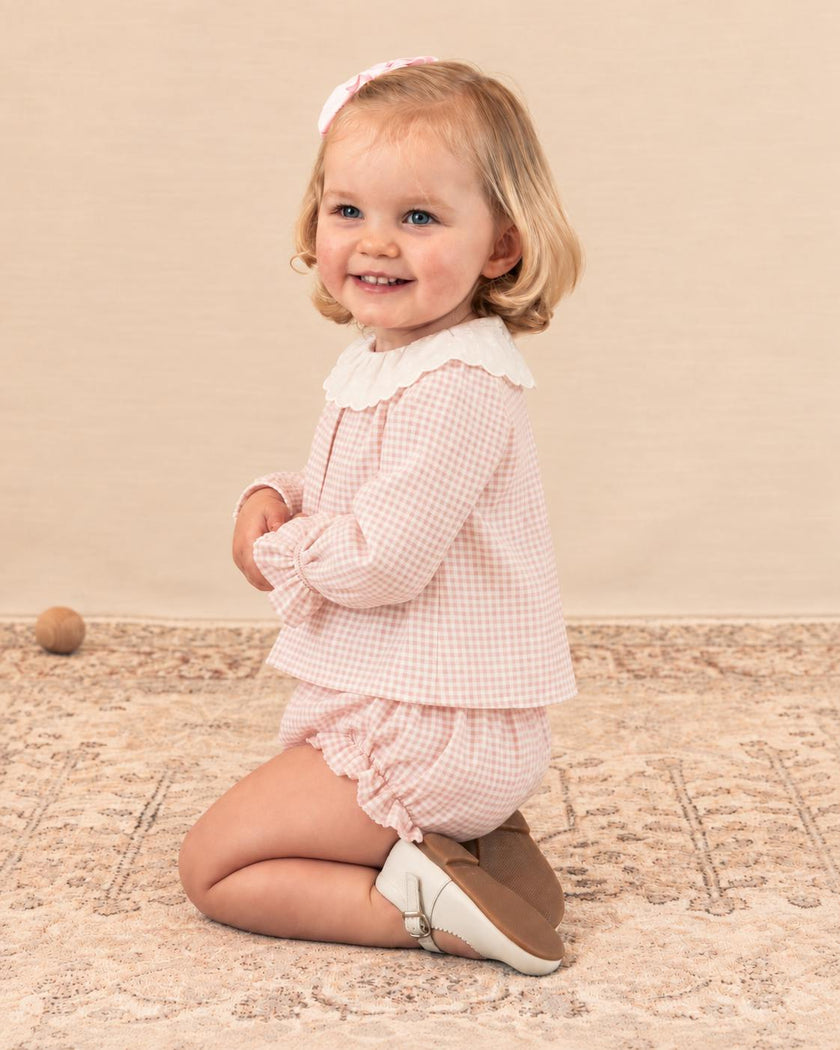 Elodie Set Pink Vichy Twill