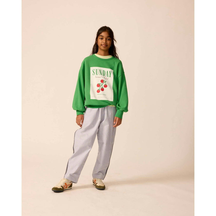 Organic Weekend Sweatshirt in Cucumber