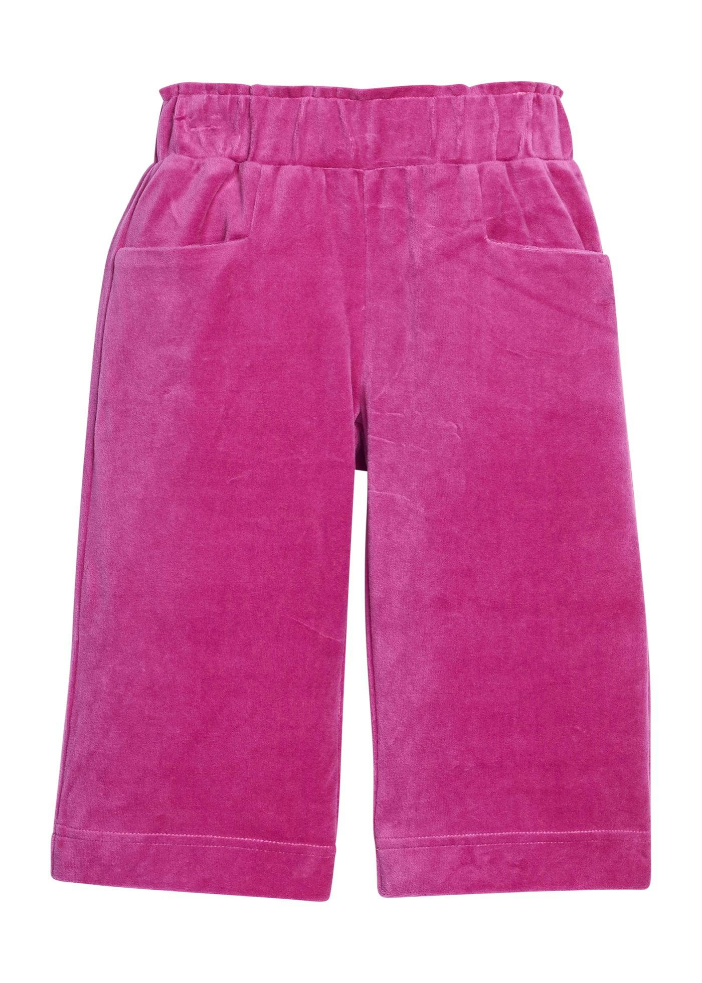 Palazzo Pants - Magenta Velour