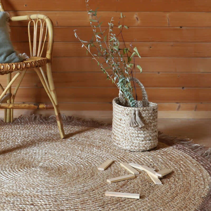 Oslo Braided Jute Storage Basket