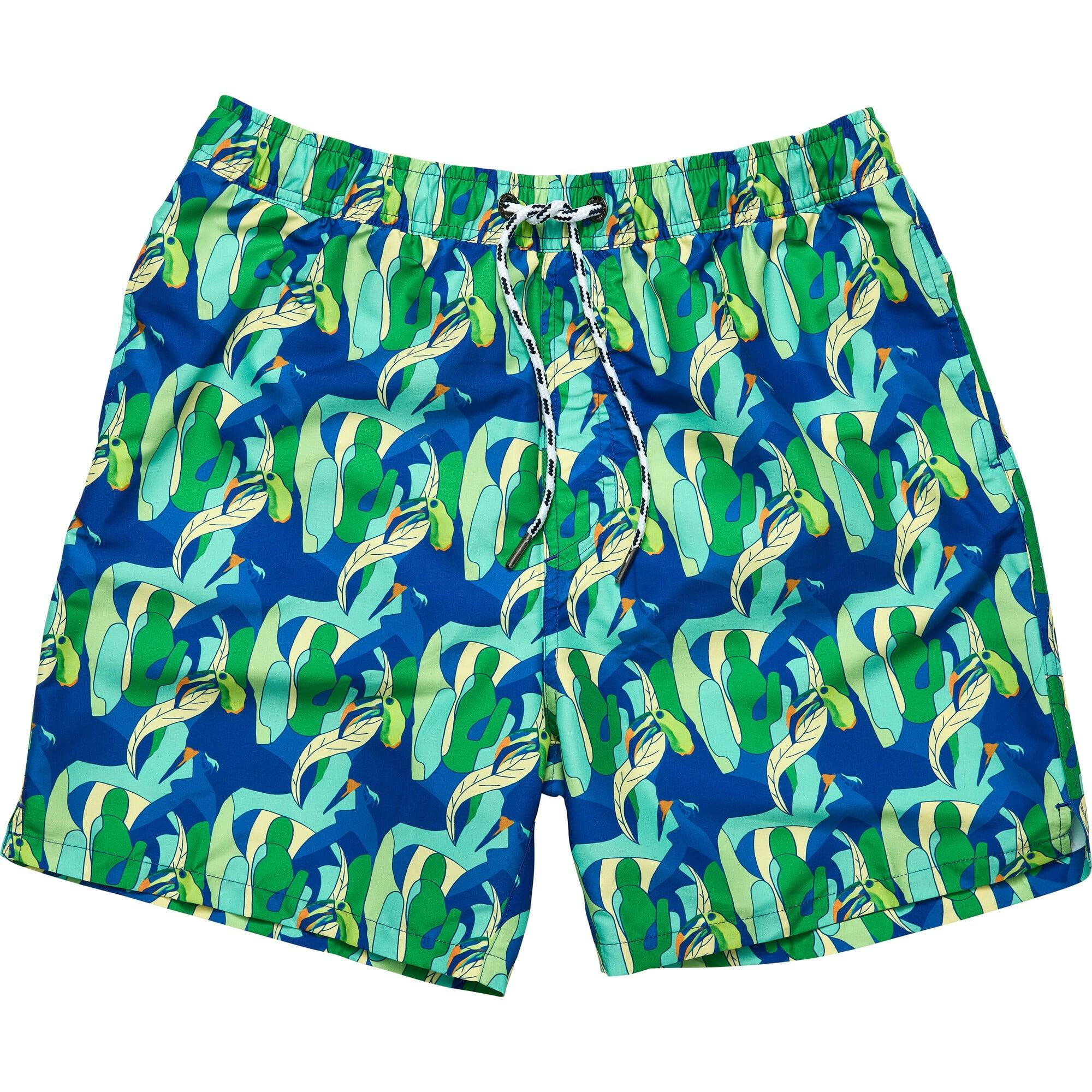 Mens Jungle Sustainable Swim Short