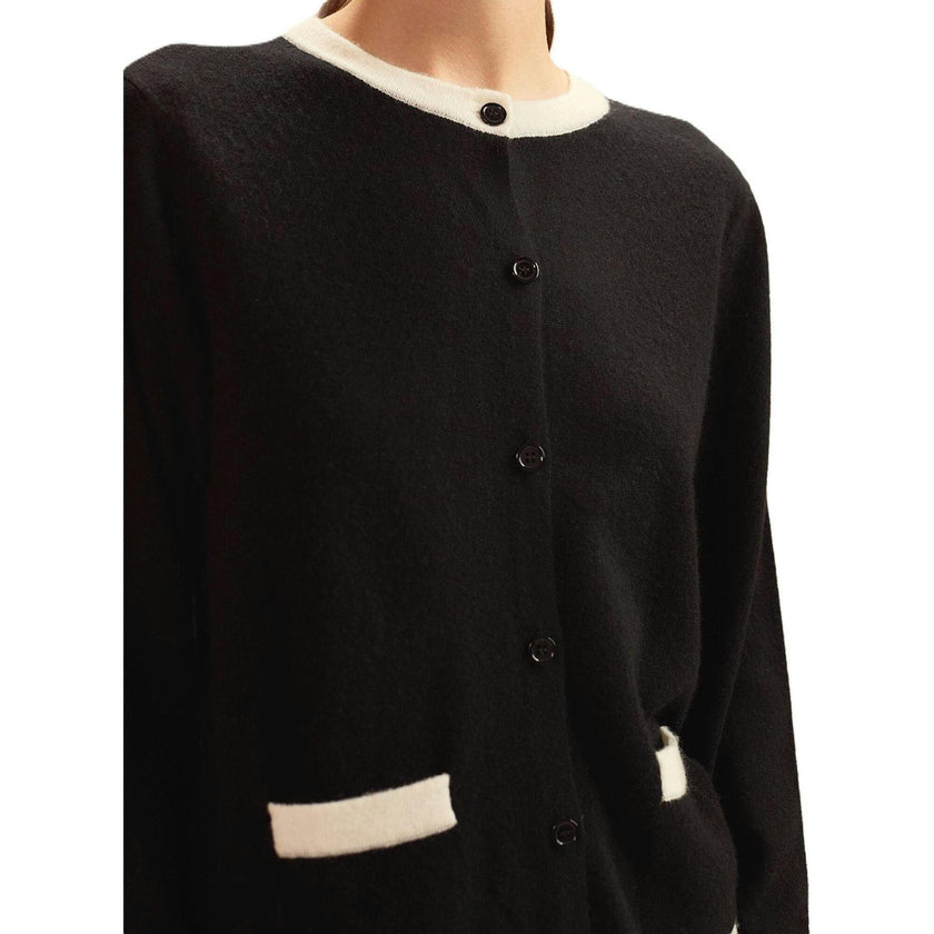 Wool Cashmere 2 Tones Cardigan