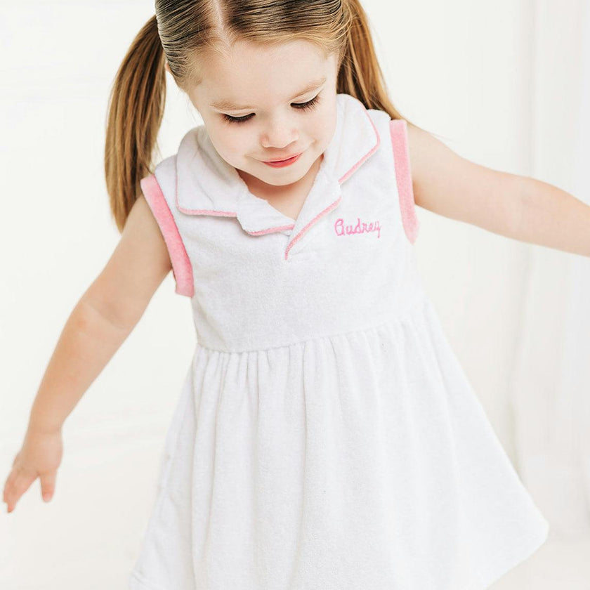Custom Embroidered Terry Polo Dress