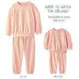 CARI 6-Piece Puff Sleeve Sweatsuit